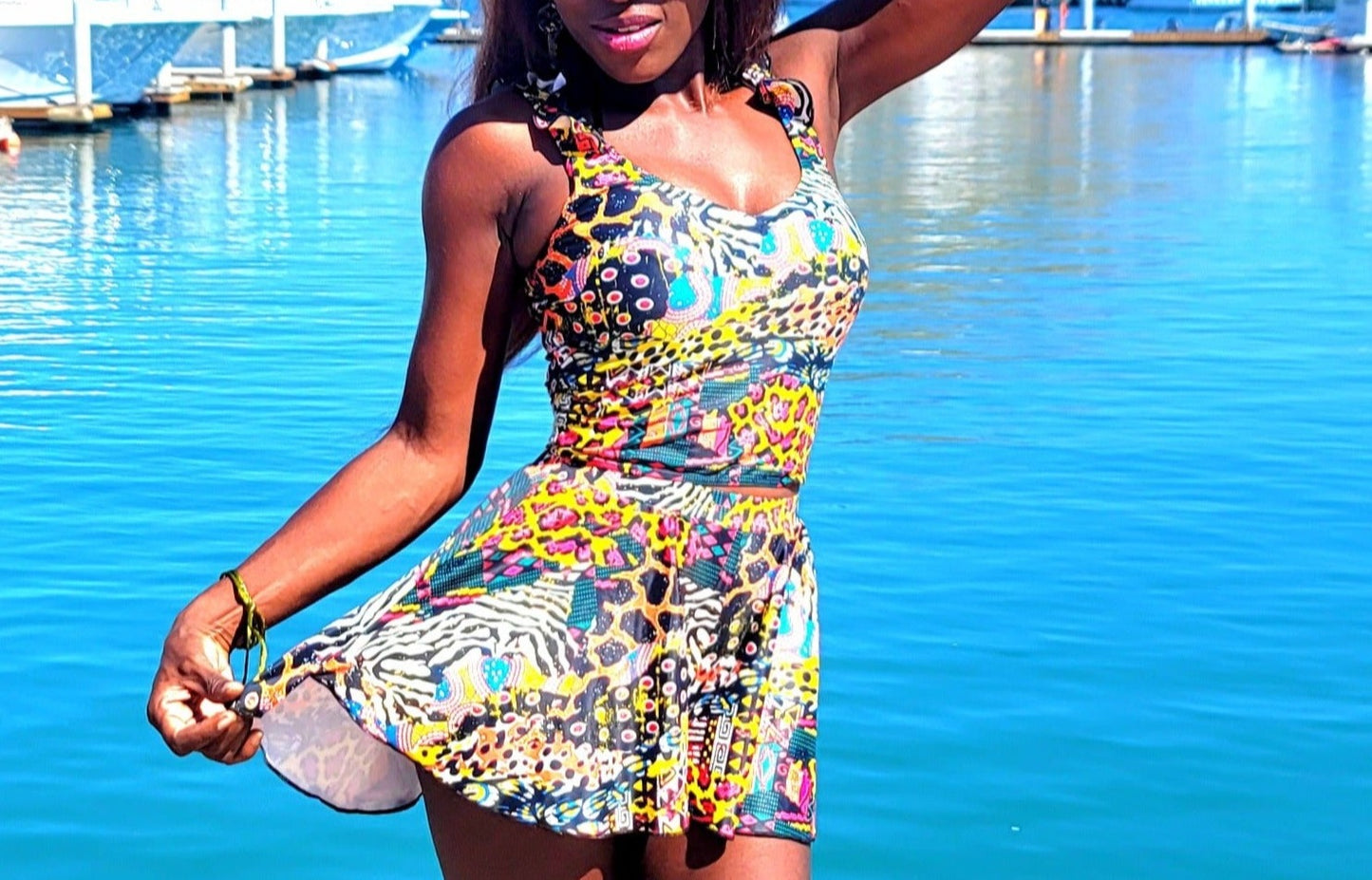 Animal Print Vacation Skorts