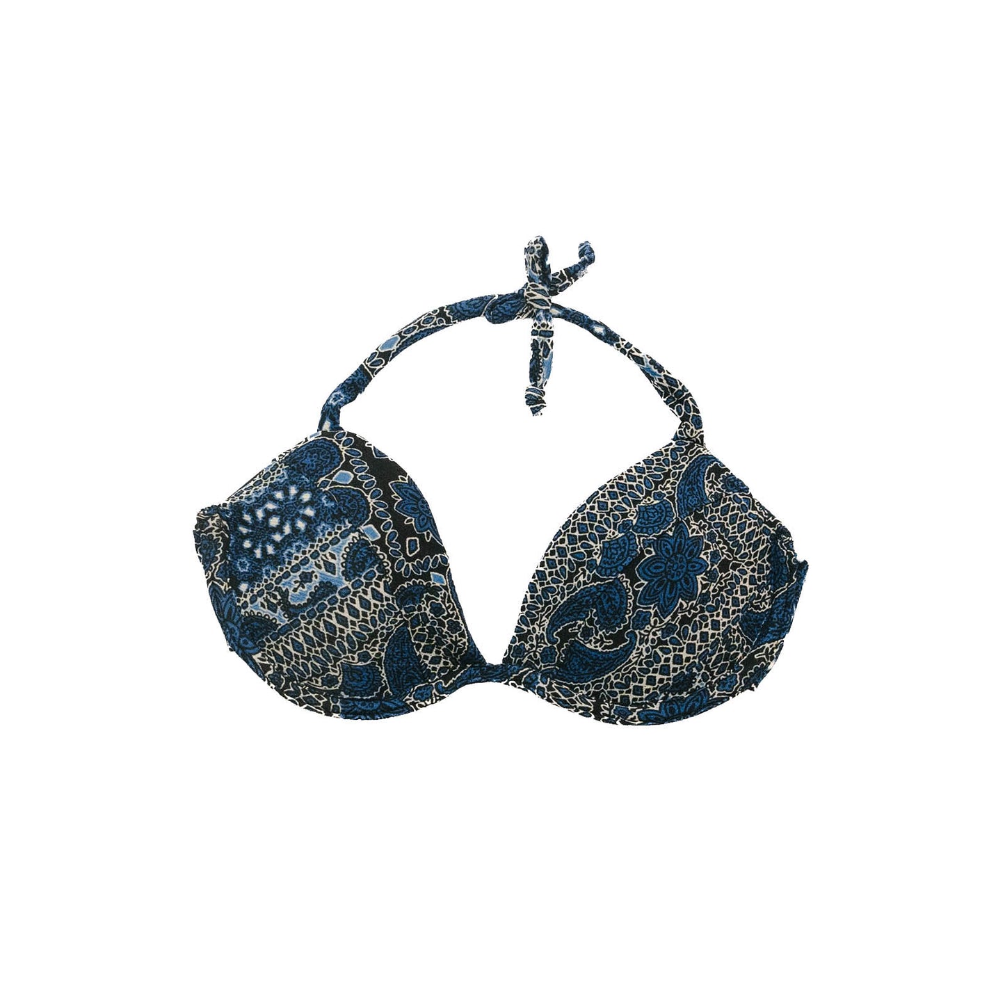 Green Bohemian Padded Push Up Bikini Top